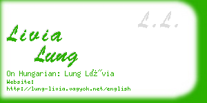 livia lung business card